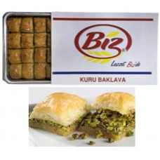 DRY BAKLAVA WITH PISTACHIO 1.25KG BIZ (TURKISH)